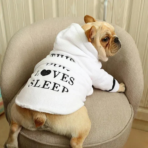 Small dog bathrobe - dog,
