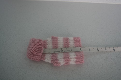 Xxs hand knitted dog coat - 4",