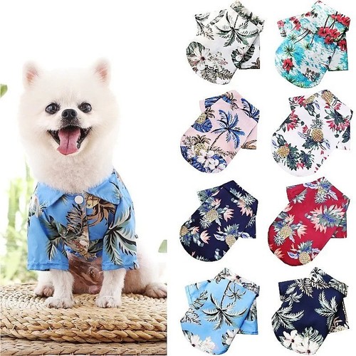 Hawaiian dog shirt summer - dog,