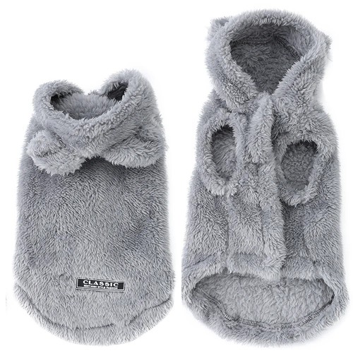 Soft fleece dog clothes warm - dog,