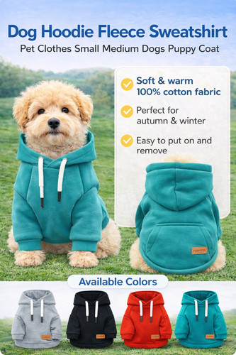 Dog hoodie fleece - dog,