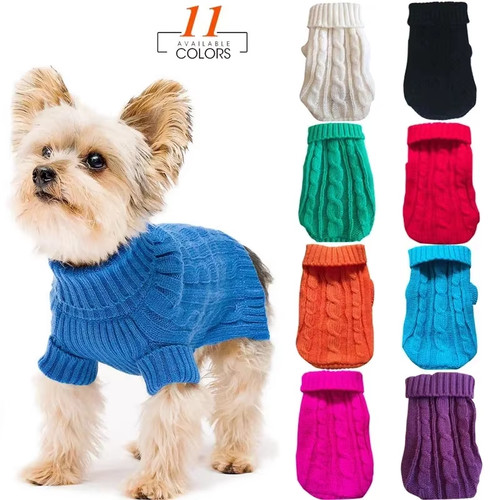 Dog winter sweater - winter, knitted