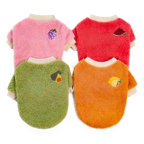 Fleece pet clothes 1pc warm - fleece,