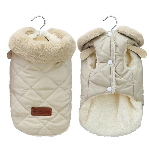 Warm fleece small dog winter - small,