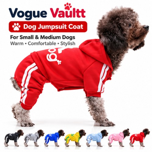 Dog coat jumpsuit - coat, small