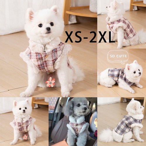 Soft plaid dog vest clothing - soft,