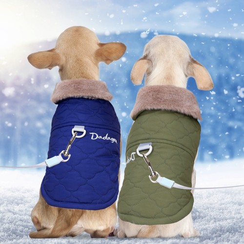 Warm pet dog coats - dog,