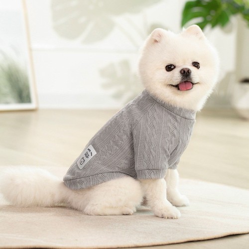 Knitted small pet sweater - knitted, for