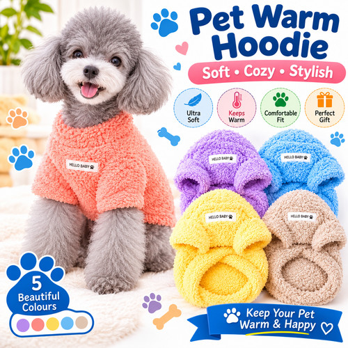 Pet dog warm coat - coat, fleece