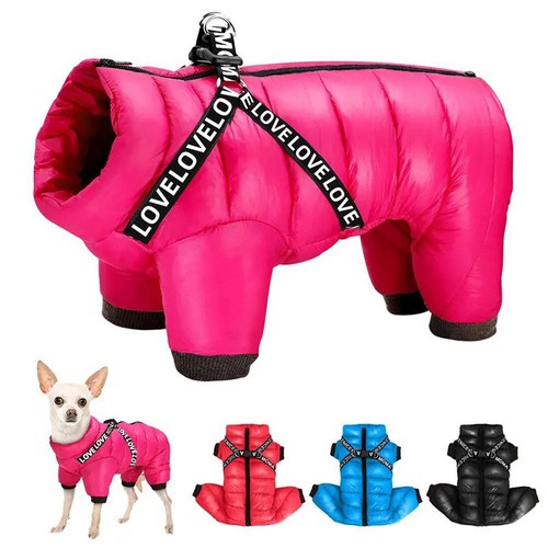 Winter waterproof dog jacket - waterproof,