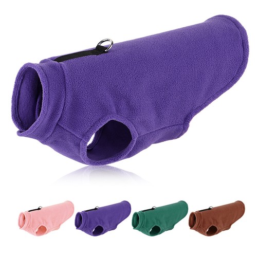 Dog warm coat fleece jacket - coat,