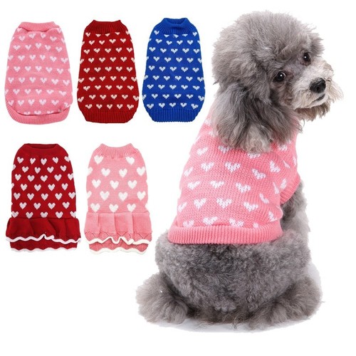 Small pet dog warm jumper - pet,