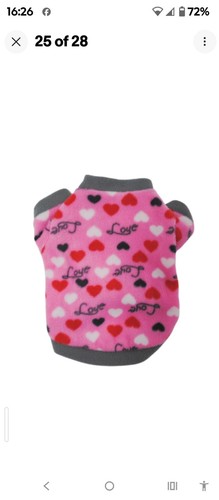 Small dog fleece sweater new - small,